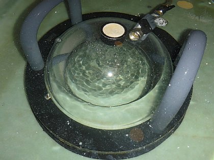 Unterdruckprüfung zeigt Bläschenbildung