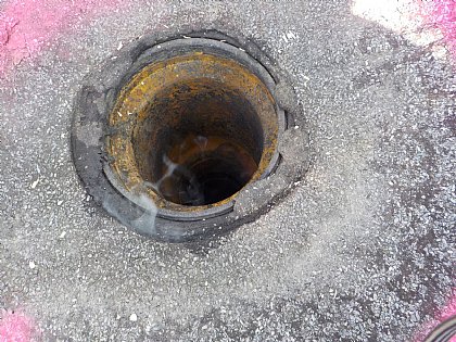 Rauchaustritt bei Gullyanbindung