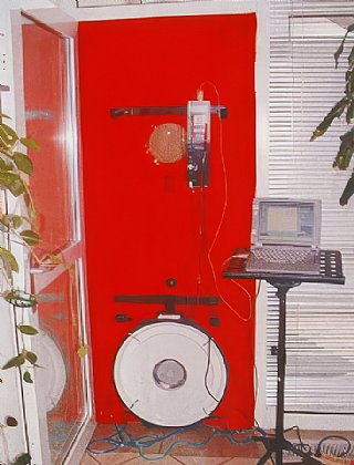 Blower Door im eingebauten Zustand