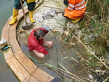 Schwimmteichfolienuntersuchung